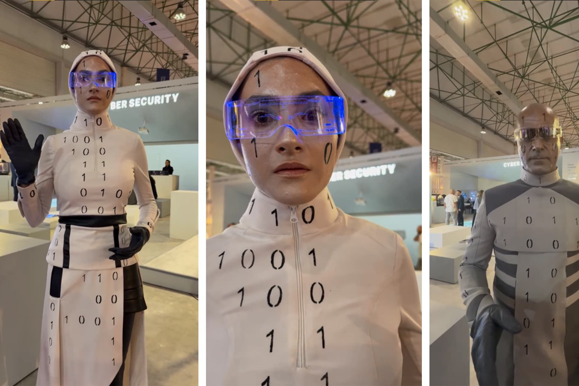 ربات‌ های واقعی یا بازیگران گریم‌ شده؟/ وقتی انسان‌ ها نقش ربات را بازی کردند؛ اینوتکس کیش یا تئاتر تکنولوژی؟